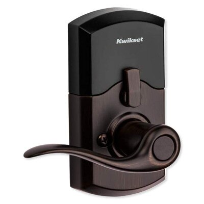 Kwikset Smartcode 917 Residential Electronic Tustin Lever, Venetian Bronze